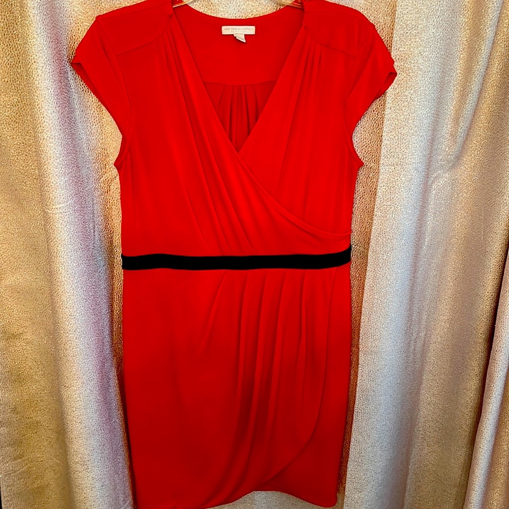 Coral/Red New York & Company dress